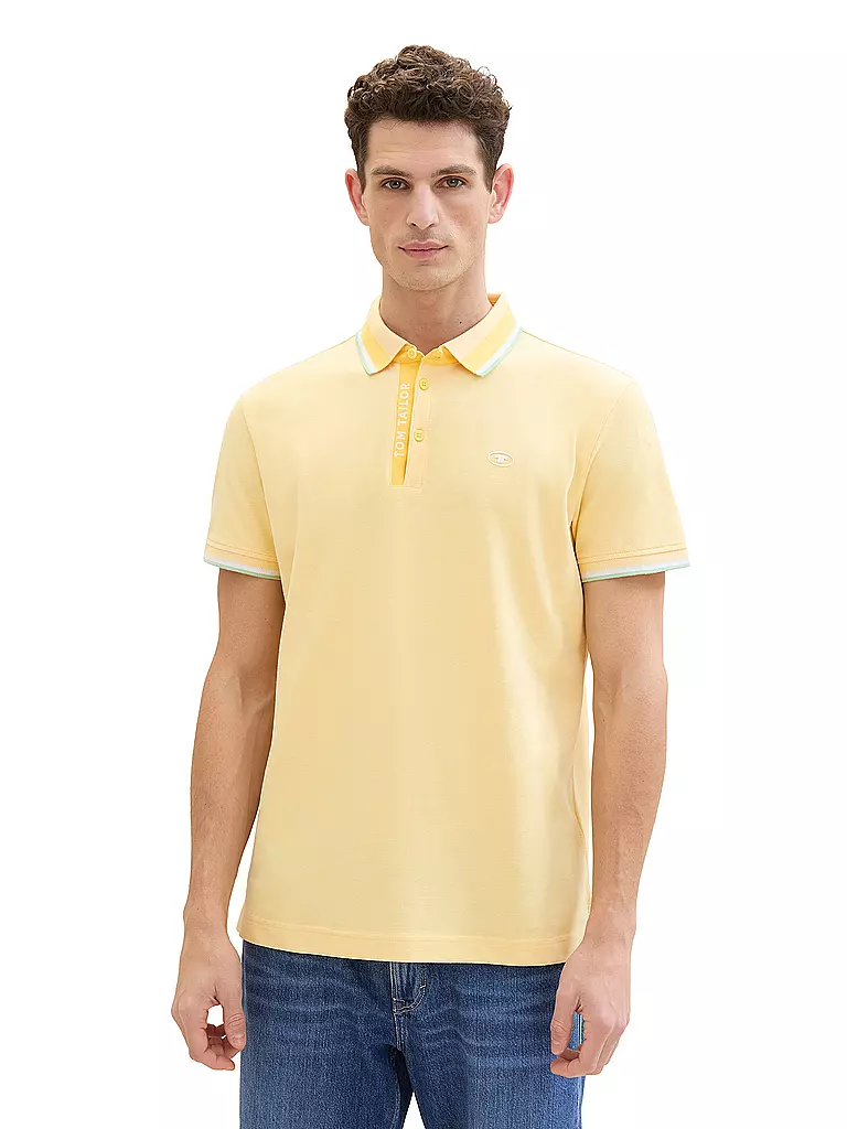 TOM TAILOR | Poloshirt | gelb