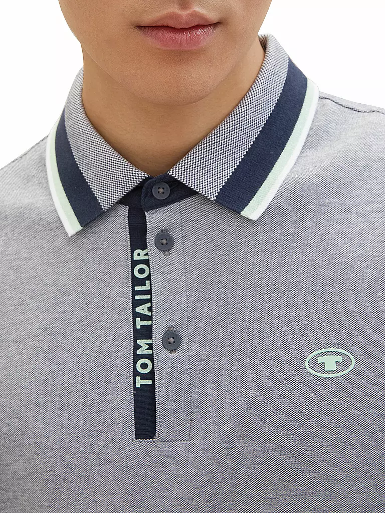 TOM TAILOR | Poloshirt | grau