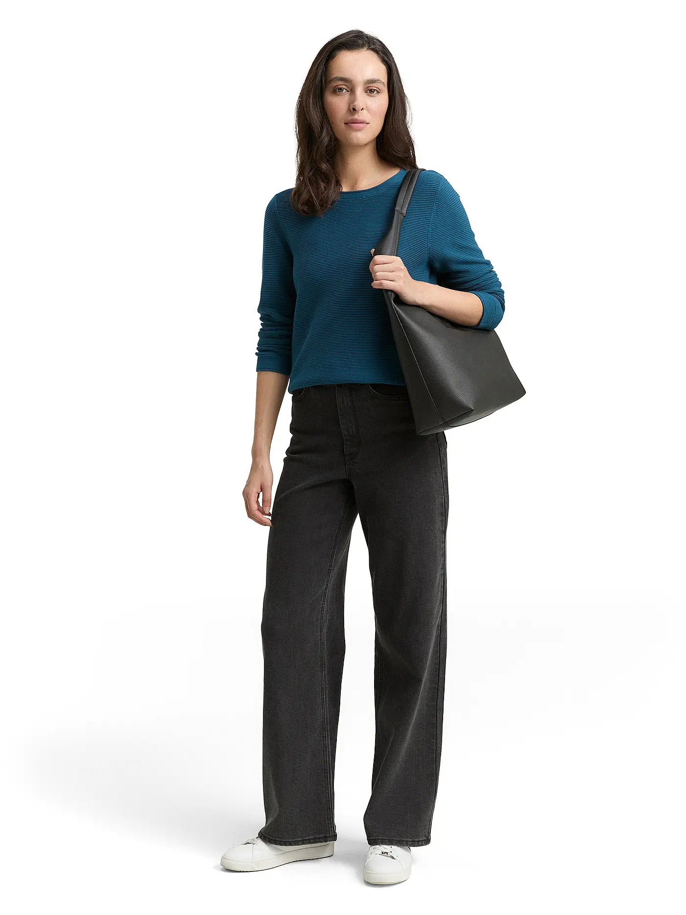 TOM TAILOR | Pullover  | petrol