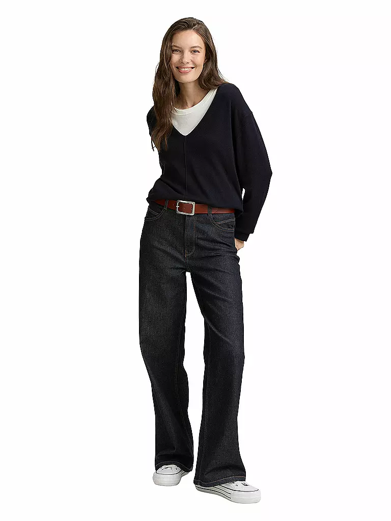 TOM TAILOR | Pullover  | dunkelblau