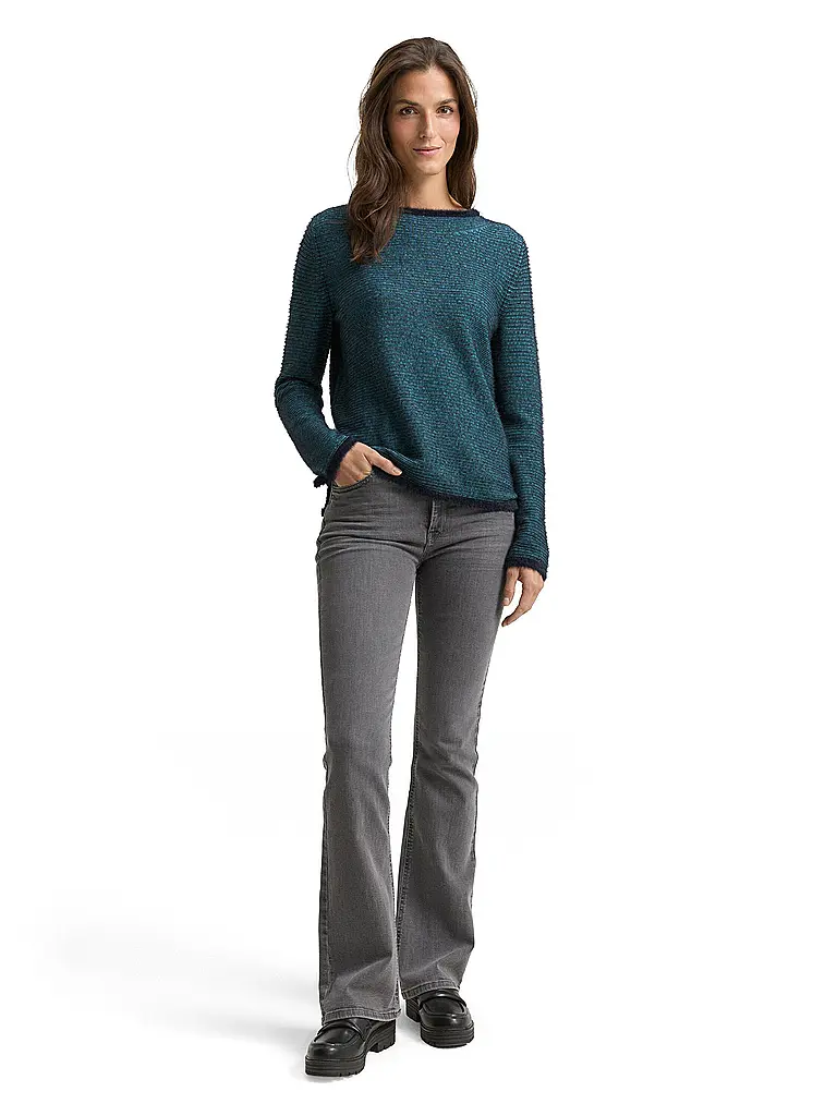 TOM TAILOR | Pullover  | Petrol