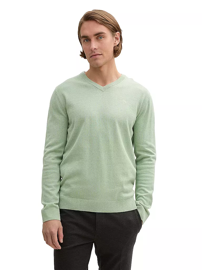 TOM TAILOR | Pullover  | hellgrün