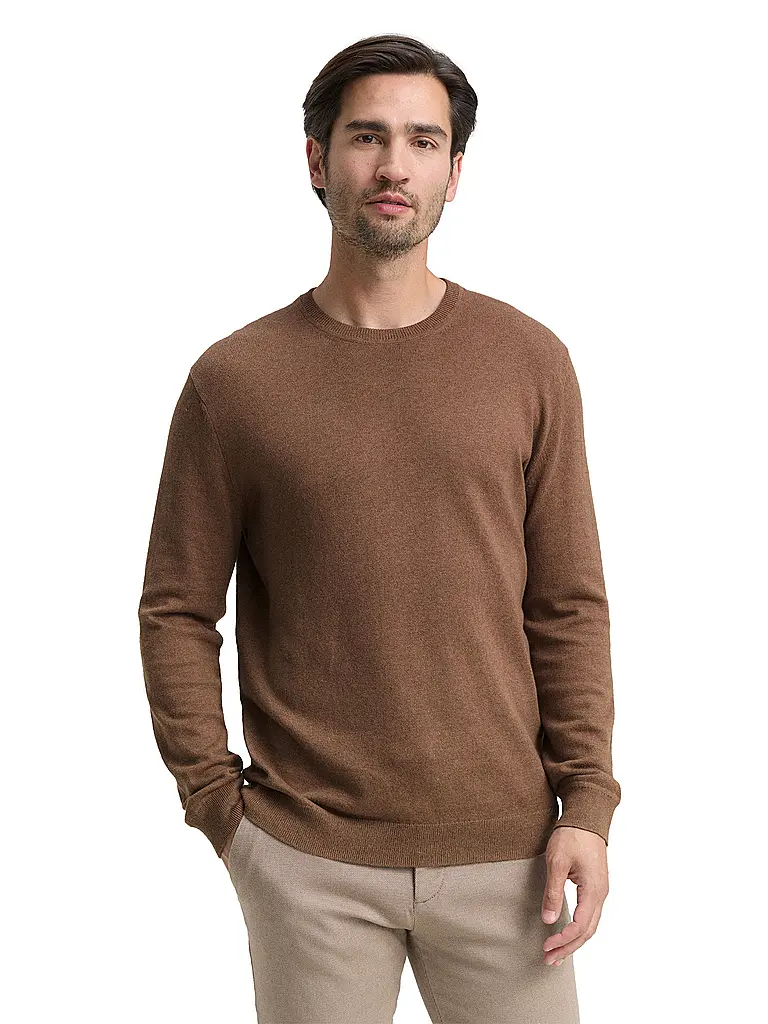 TOM TAILOR | Pullover  | braun