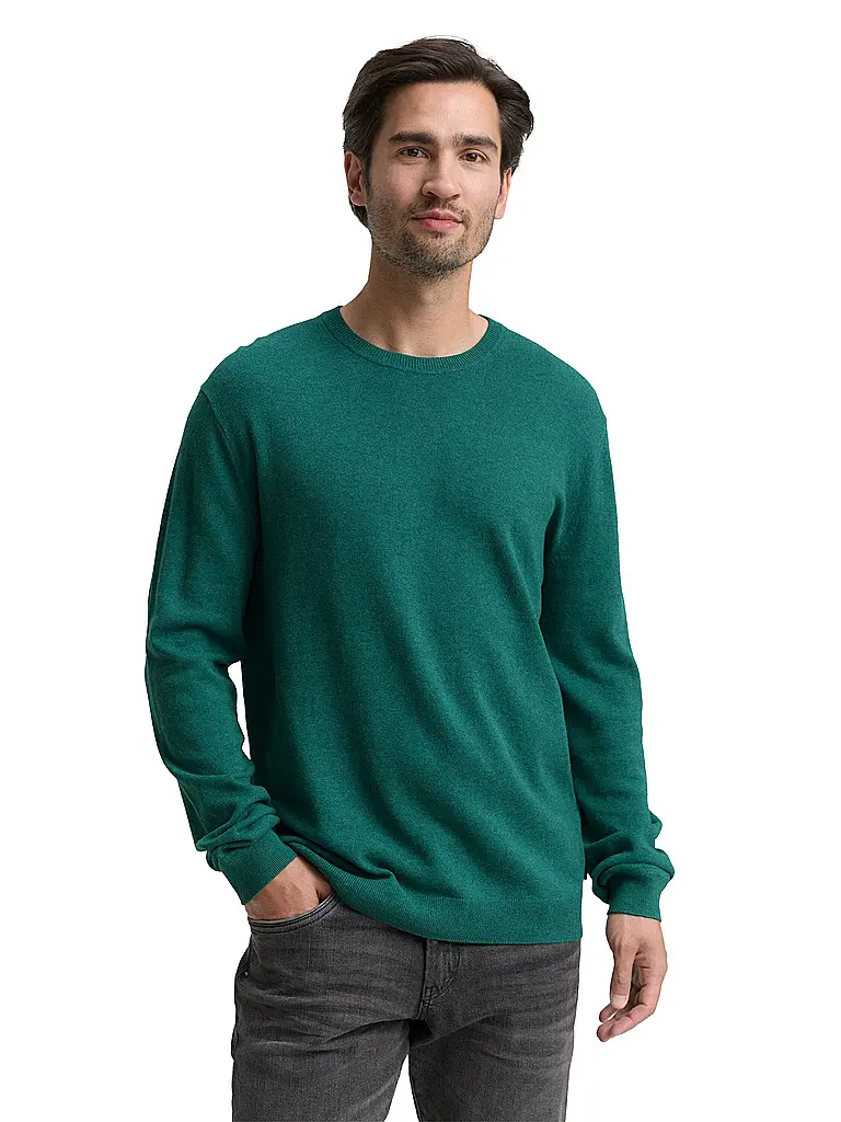 TOM TAILOR | Pullover  | grün