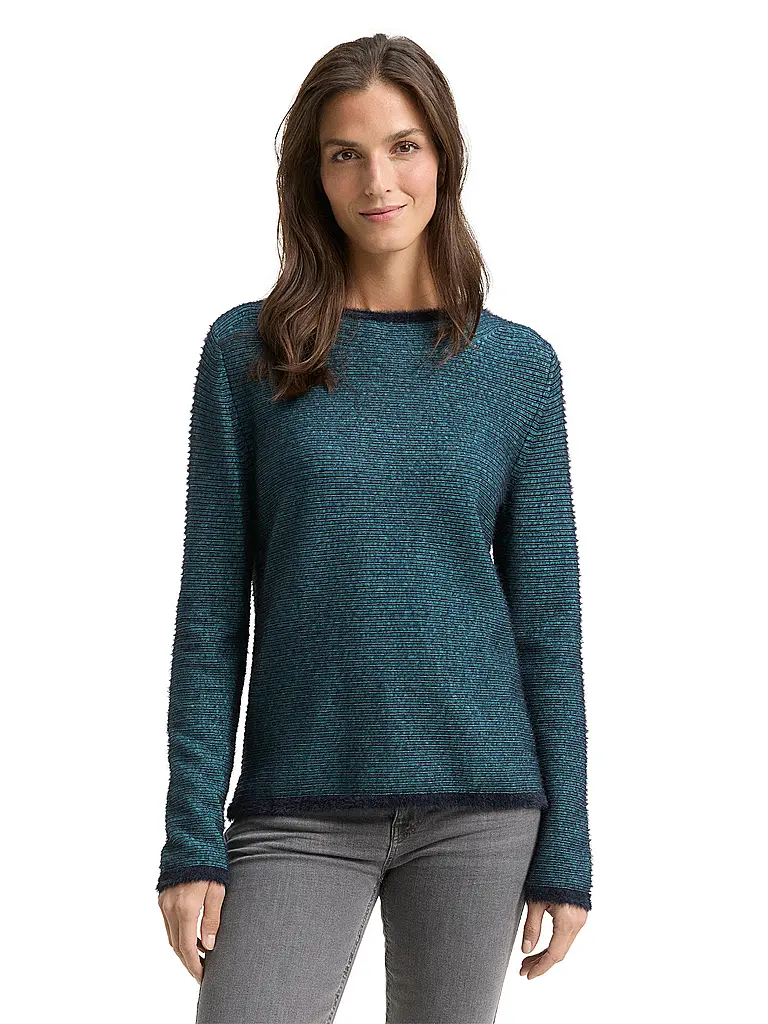 TOM TAILOR | Pullover  | Petrol