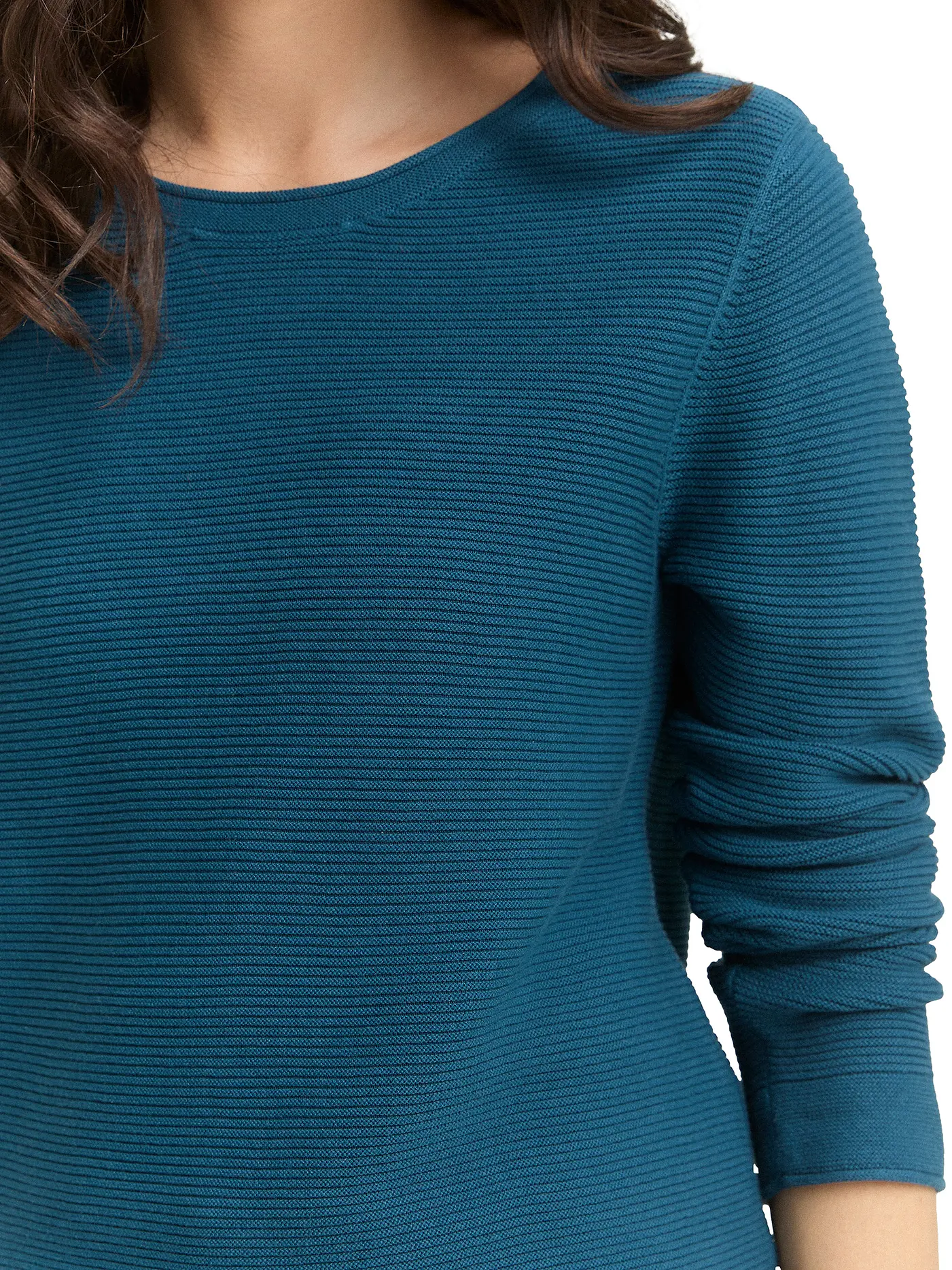 TOM TAILOR | Pullover  | petrol
