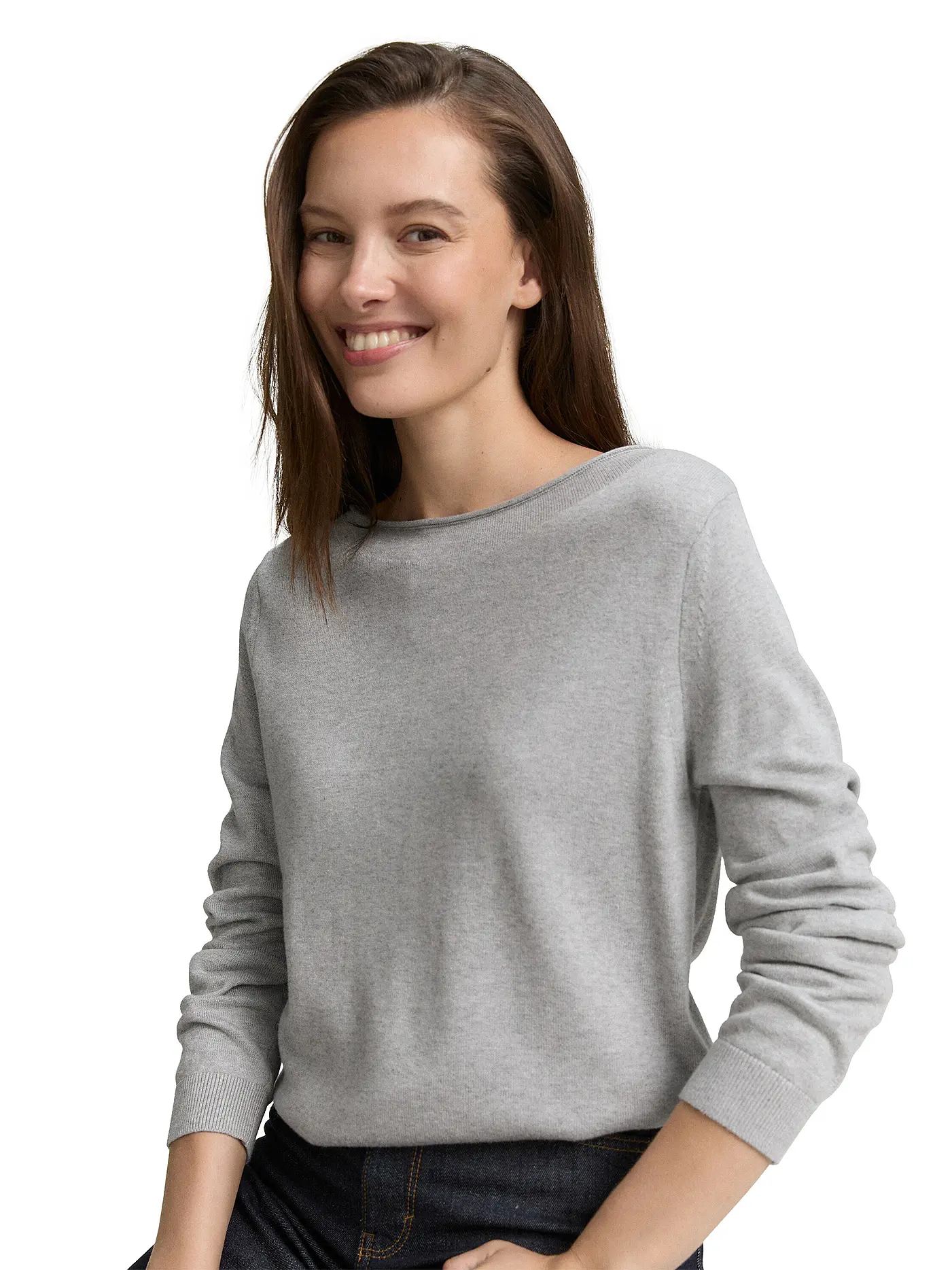 TOM TAILOR | Pullover  | grau