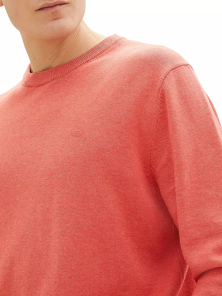 TOM TAILOR | Pullover  | rot