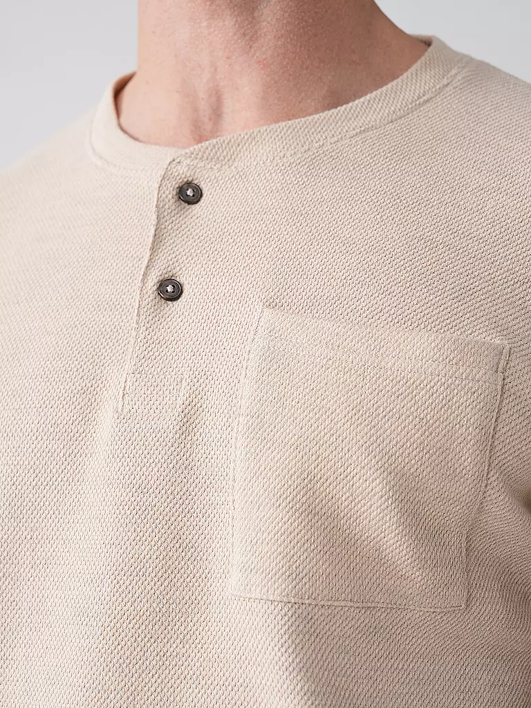 TOM TAILOR | Pullover HENLEY | creme