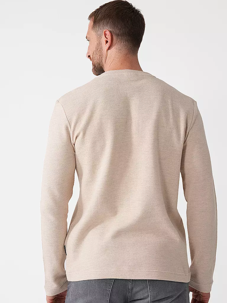TOM TAILOR | Pullover HENLEY | creme