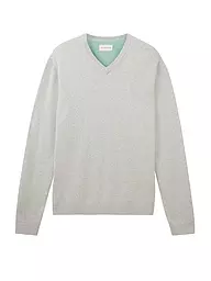 TOM TAILOR | Pullover  | hellgrau