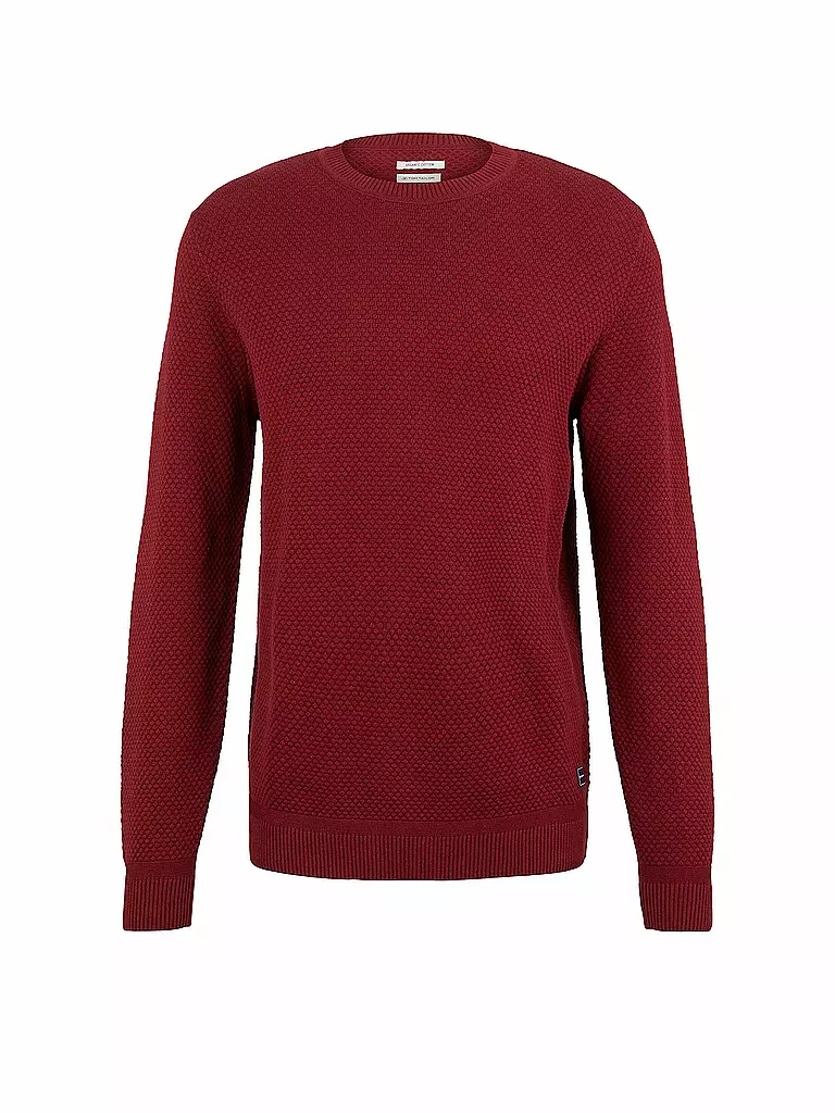 TOM TAILOR | Pullover | rot