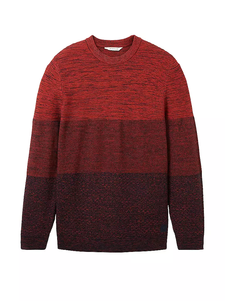 TOM TAILOR | Pullover | rot