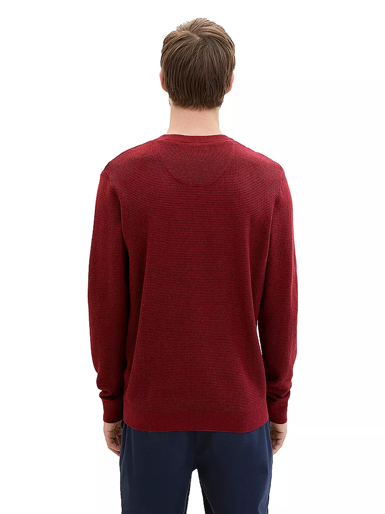 TOM TAILOR | Pullover | rot