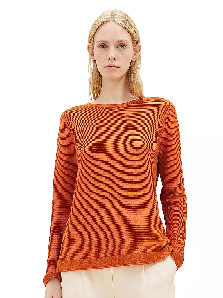 TOM TAILOR | Pullover | orange