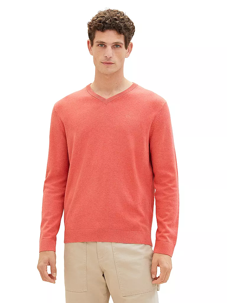 TOM TAILOR | Pullover | rot