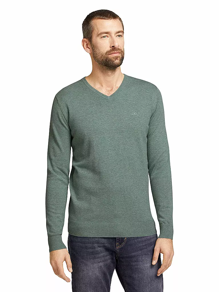 TOM TAILOR | Pullover | grün