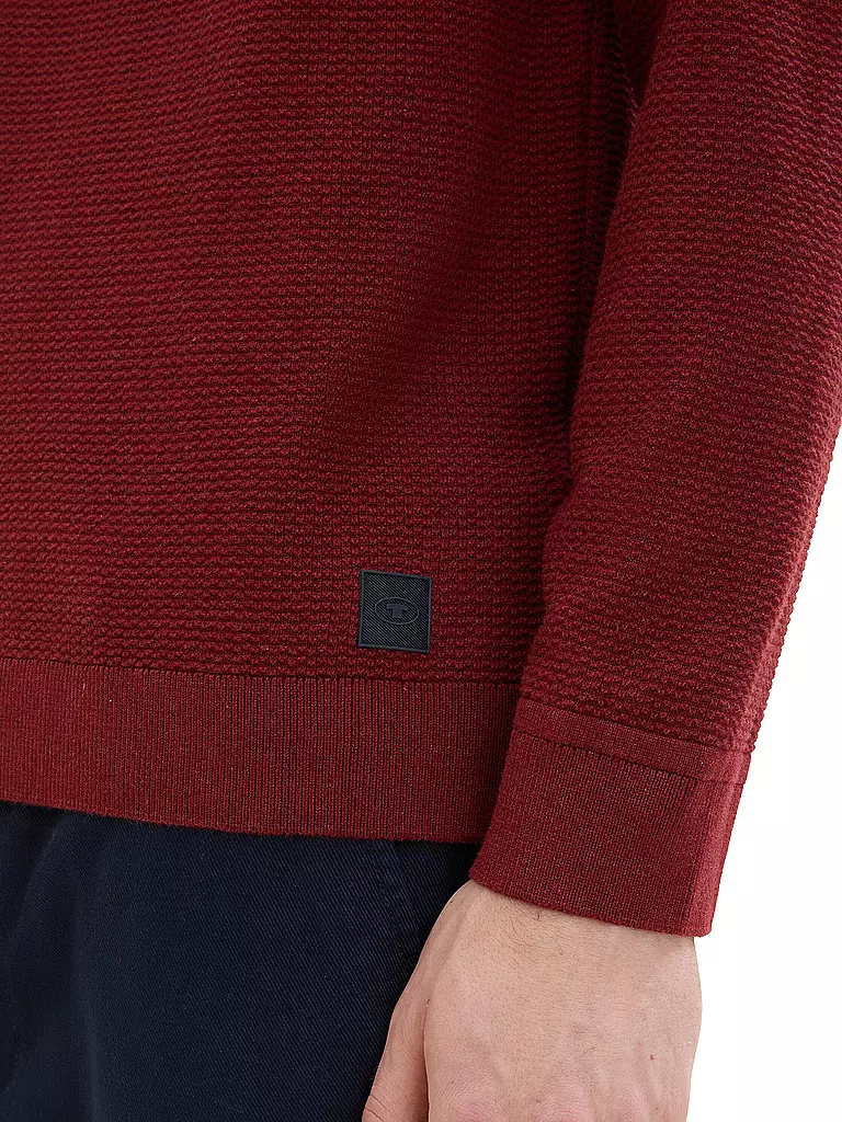 TOM TAILOR | Pullover | rot