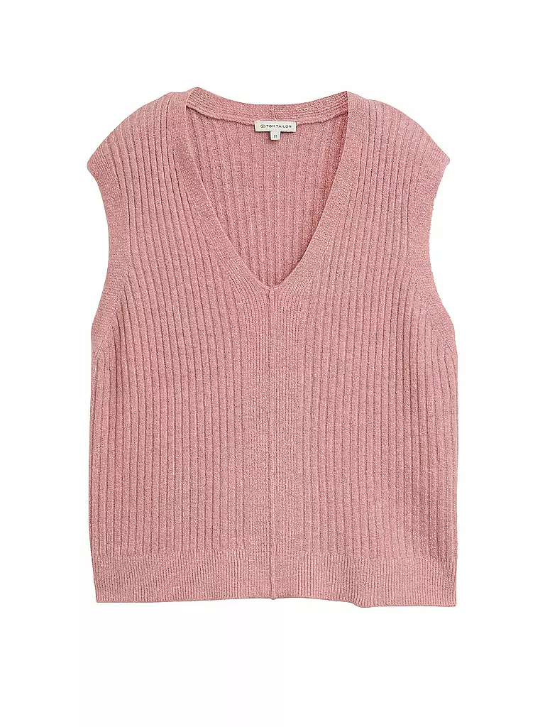 TOM TAILOR | Pullunder  | rosa