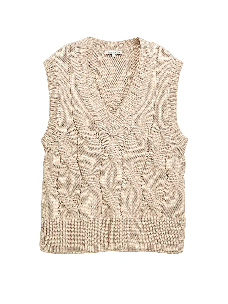 TOM TAILOR | Pullunder  | beige