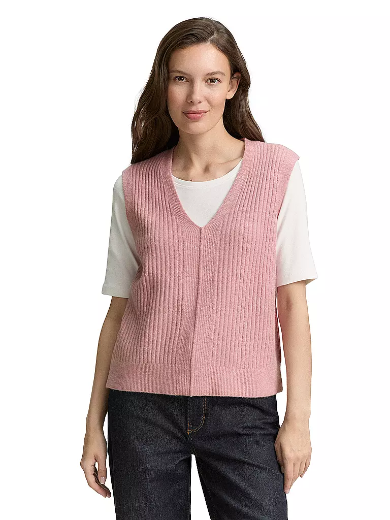 TOM TAILOR | Pullunder  | rosa