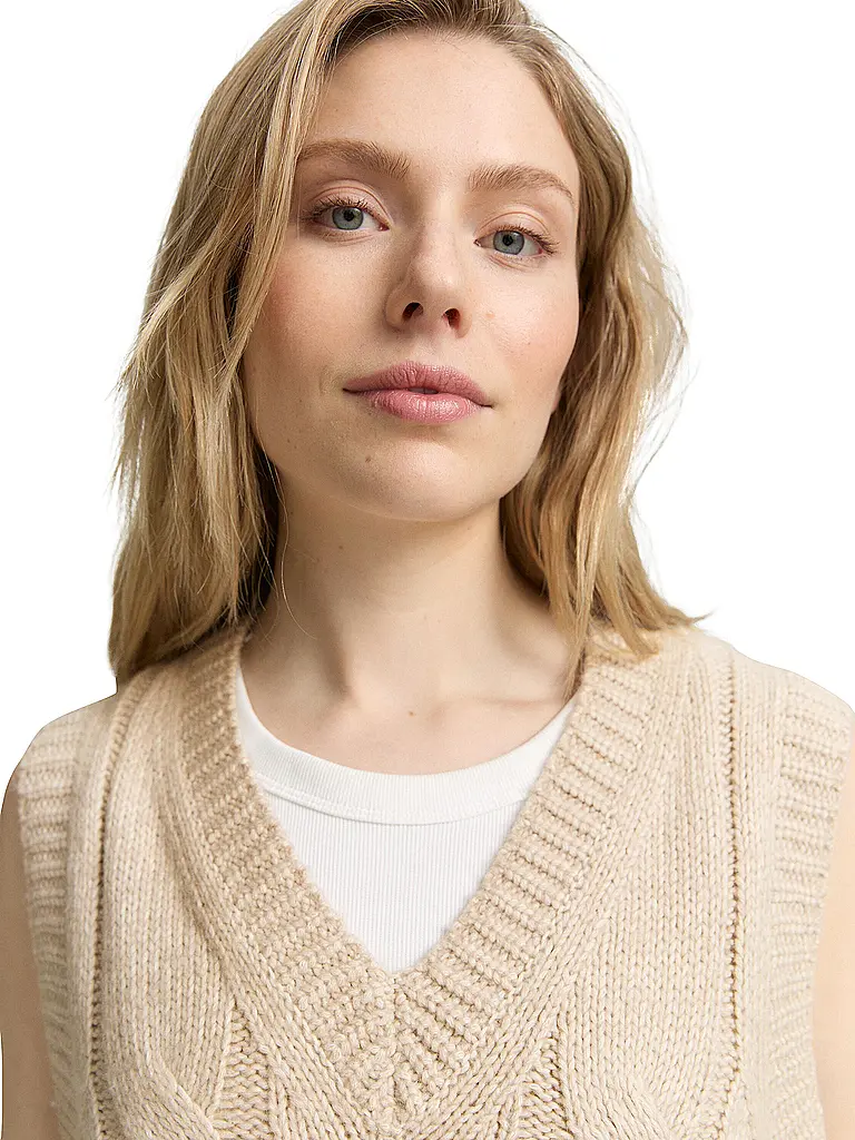 TOM TAILOR | Pullunder  | beige