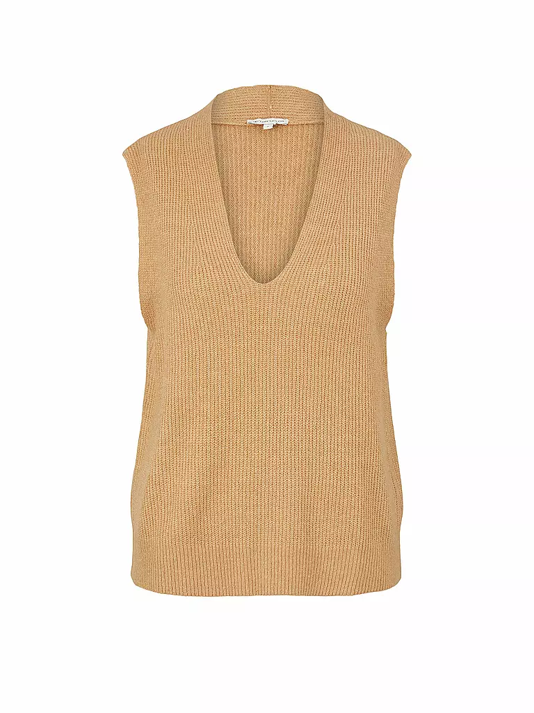 TOM TAILOR | Pullunder | Camel