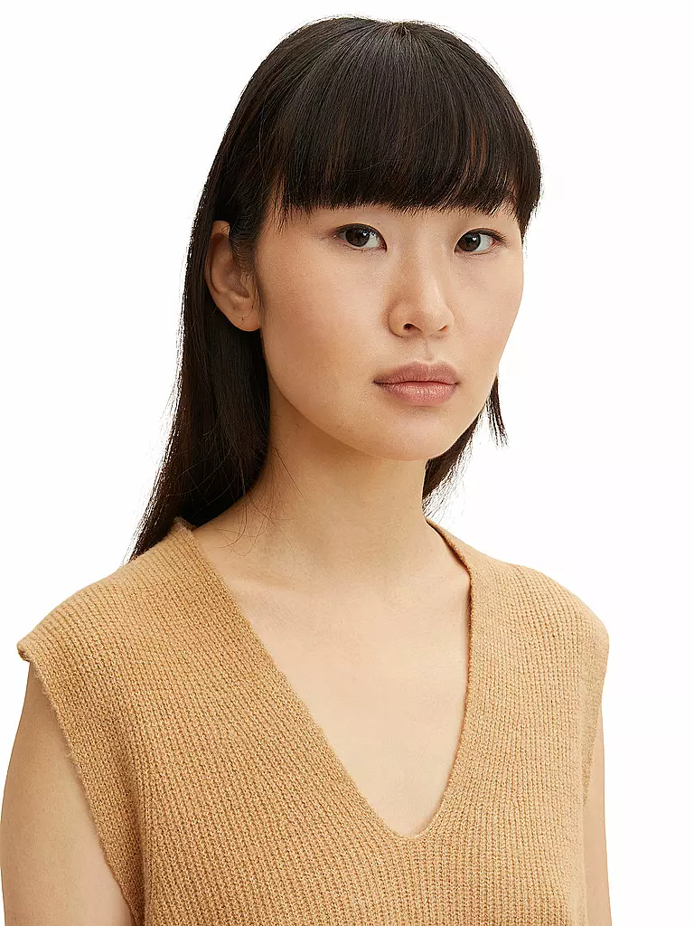 TOM TAILOR | Pullunder | Camel
