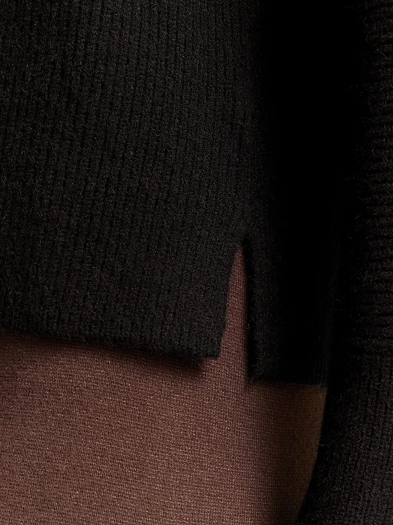 TOM TAILOR | Rollkragenpullover Oversized Fit | Schwarz