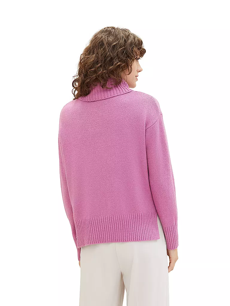 TOM TAILOR | Rollkragenpullover | rosa