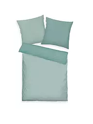 TOM TAILOR | Satin Bettwäsche 70x90cm  / 140x200cm Fresh Sage  | mint