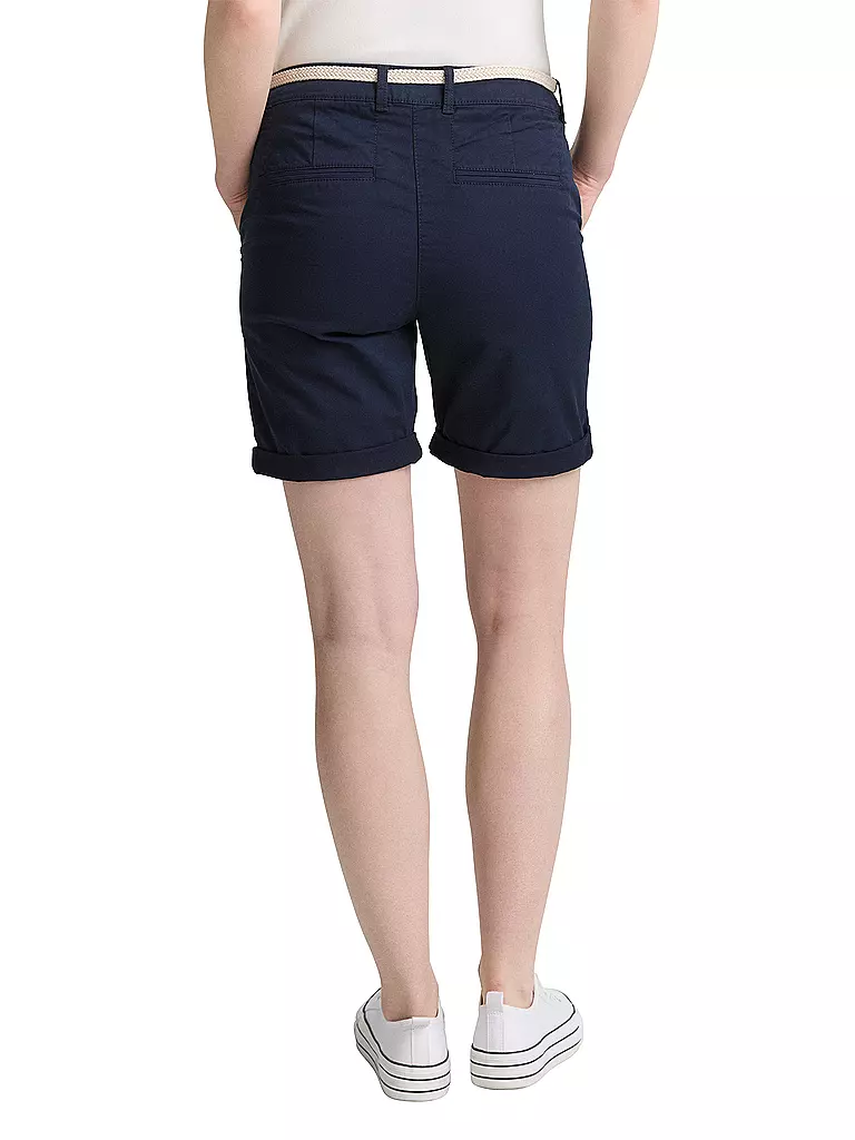 TOM TAILOR | Shorts  Chino | dunkelblau
