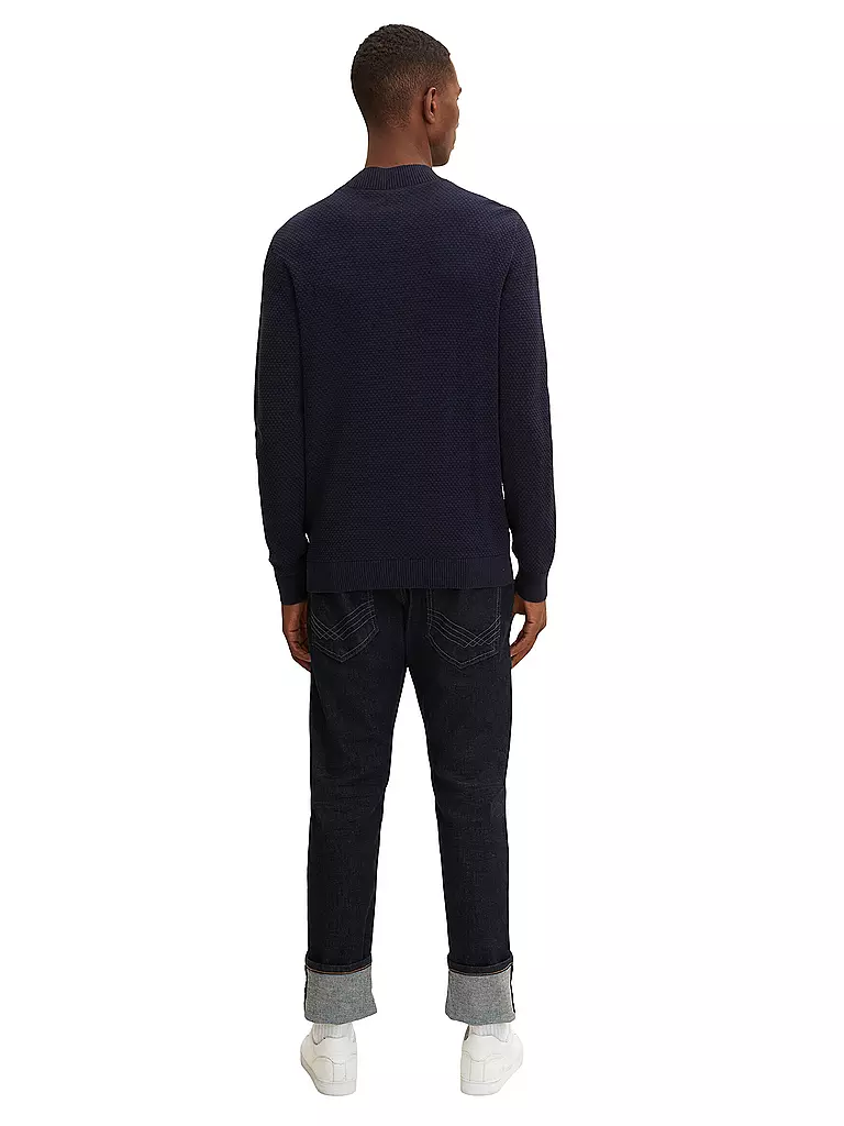 TOM TAILOR | Stehkragenpullover | blau