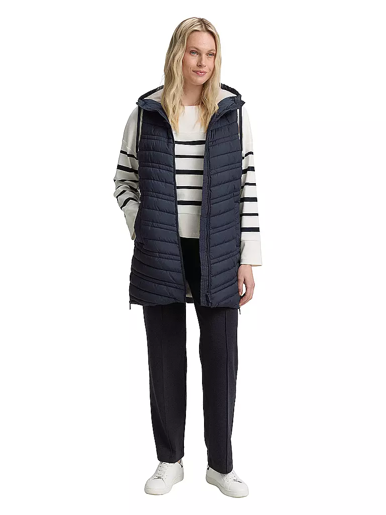 TOM TAILOR | Steppgilet  | dunkelblau
