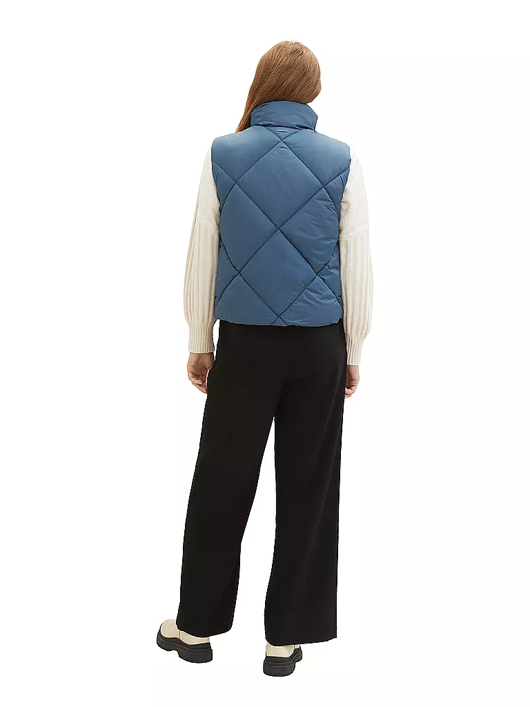 TOM TAILOR | Steppgilet  | blau