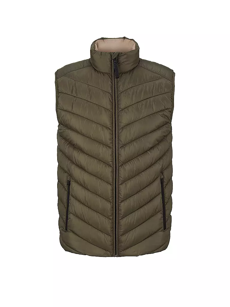 TOM TAILOR | Steppgilet | olive