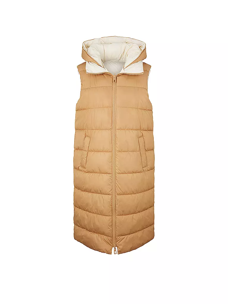 TOM TAILOR | Steppgilet | camel