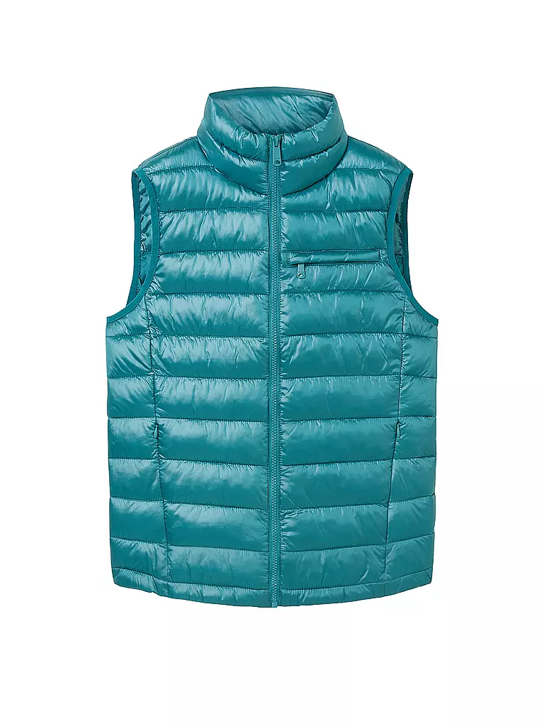 TOM TAILOR | Steppgilet | grün