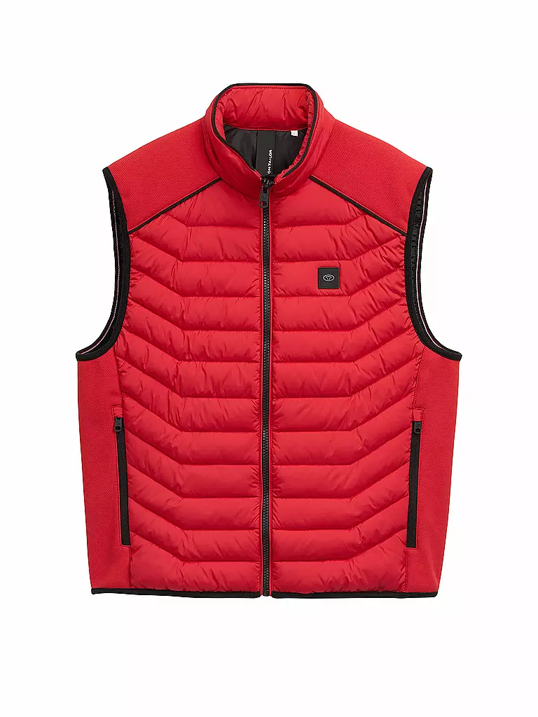 TOM TAILOR | Steppgilet | rot