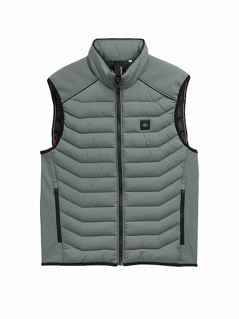 TOM TAILOR | Steppgilet | grün