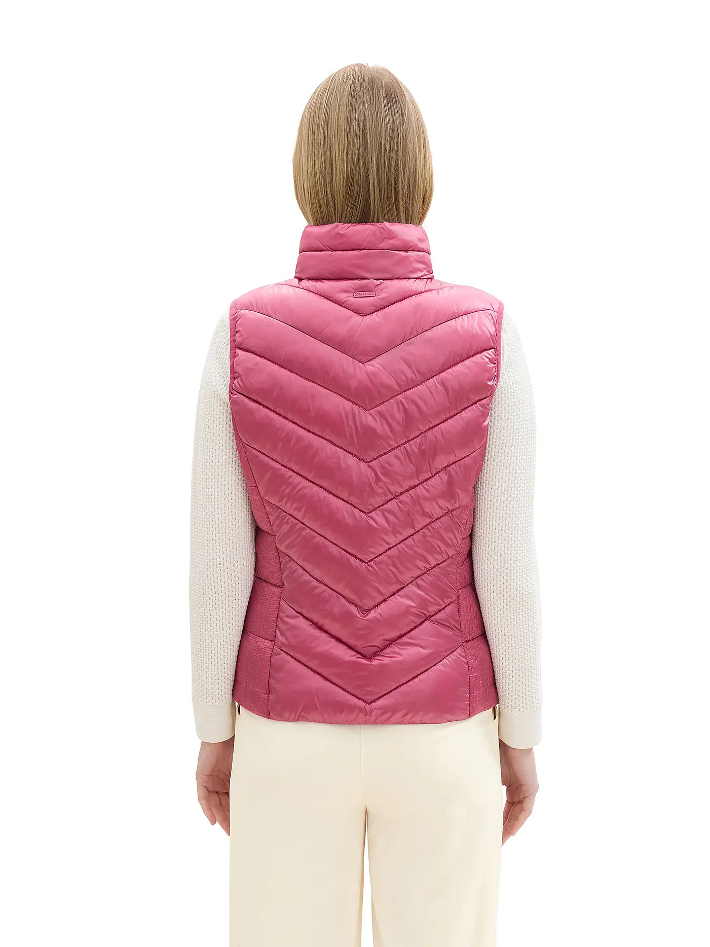 TOM TAILOR | Steppgilet | pink