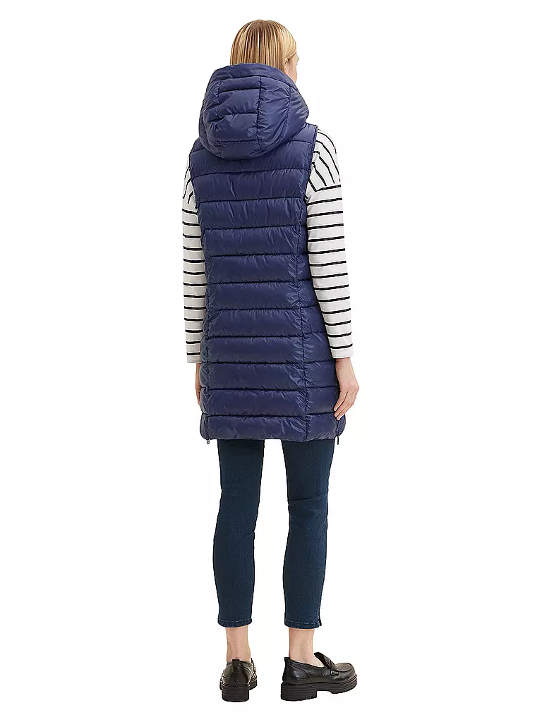 TOM TAILOR | Steppgilet | blau