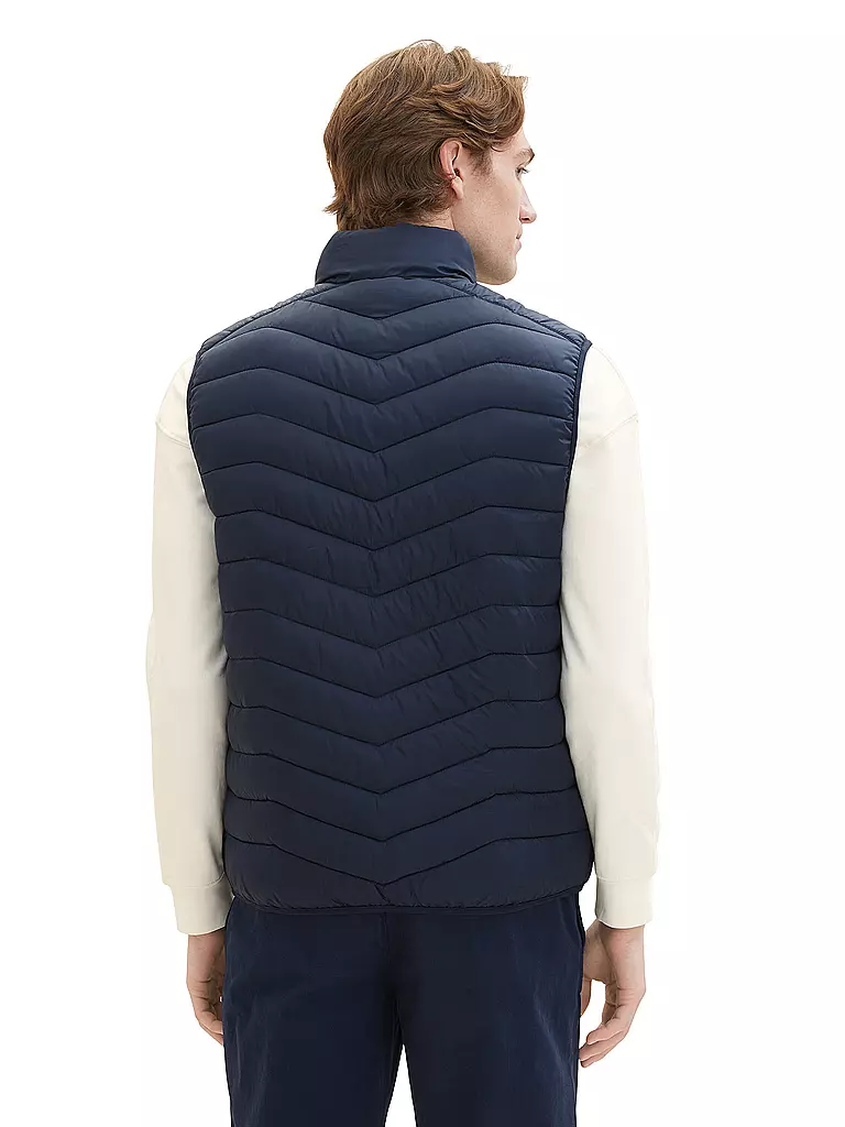TOM TAILOR | Steppgilet | schwarz