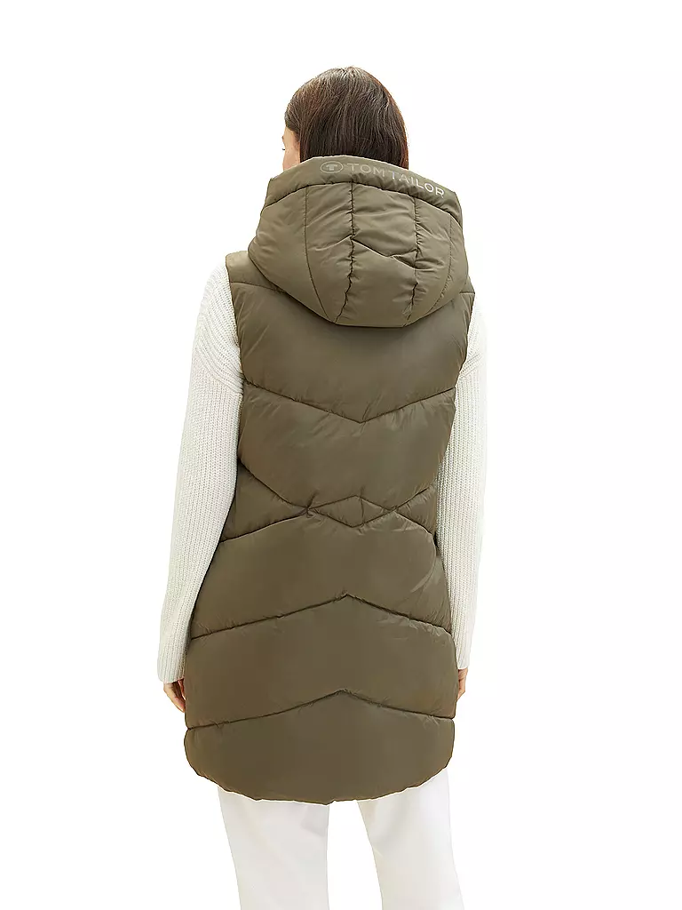 TOM TAILOR | Steppgilet | olive