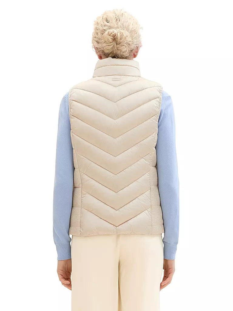 TOM TAILOR | Steppgilet | beige