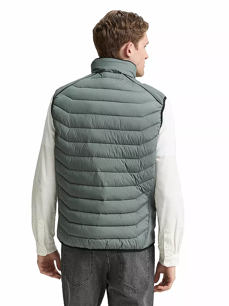TOM TAILOR | Steppgilet | schwarz