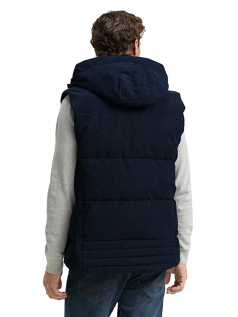 TOM TAILOR | Steppgilet | blau
