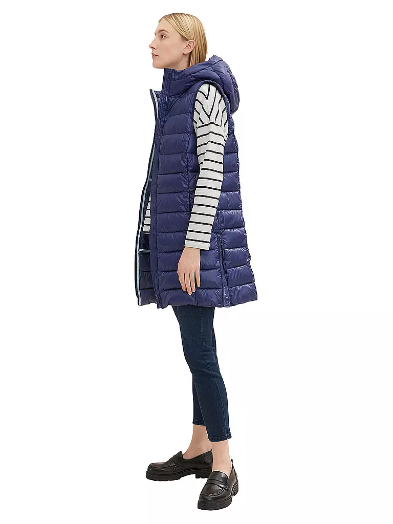 TOM TAILOR | Steppgilet | blau