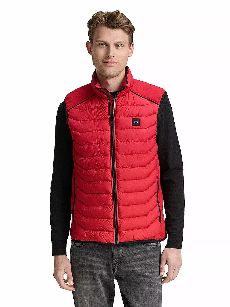 TOM TAILOR | Steppgilet | grün