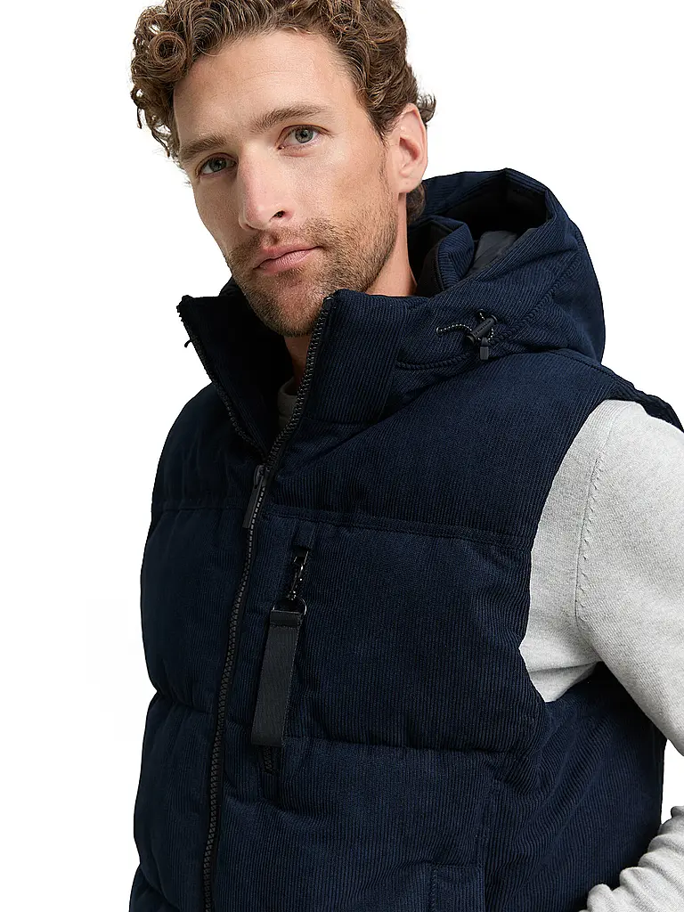 TOM TAILOR | Steppgilet | blau